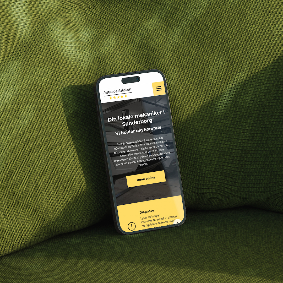 Autospecialisten ApS WordPress hjemmeside