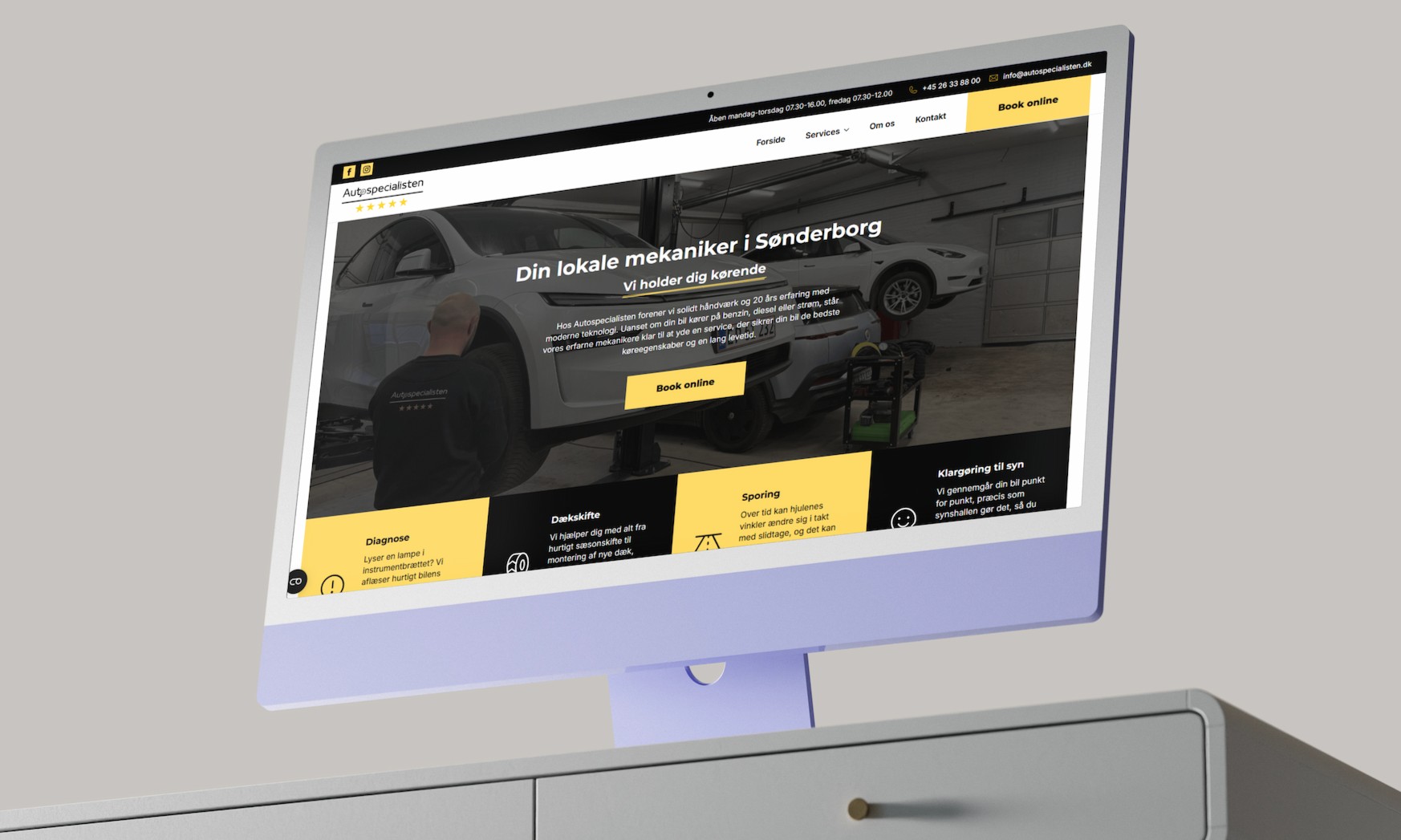 Autospecialisten ApS WordPress hjemmeside