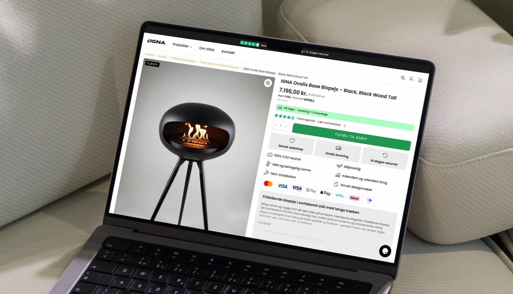 IGNA Design WooCommerce webshop