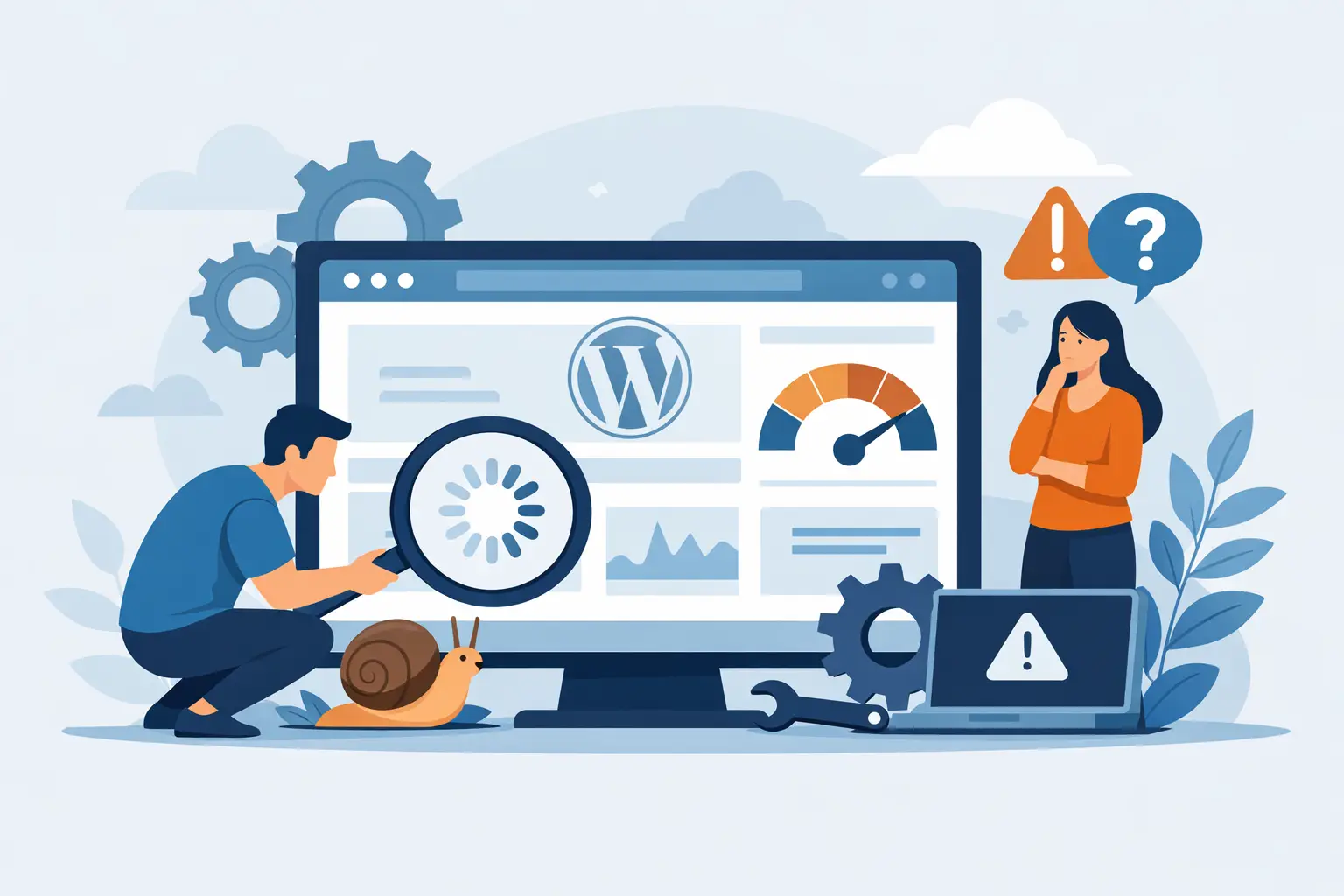 Fejlfinding af langsom WordPress hjemmeside