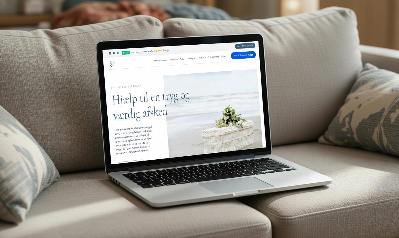 Min Afsked WordPress hjemmeside