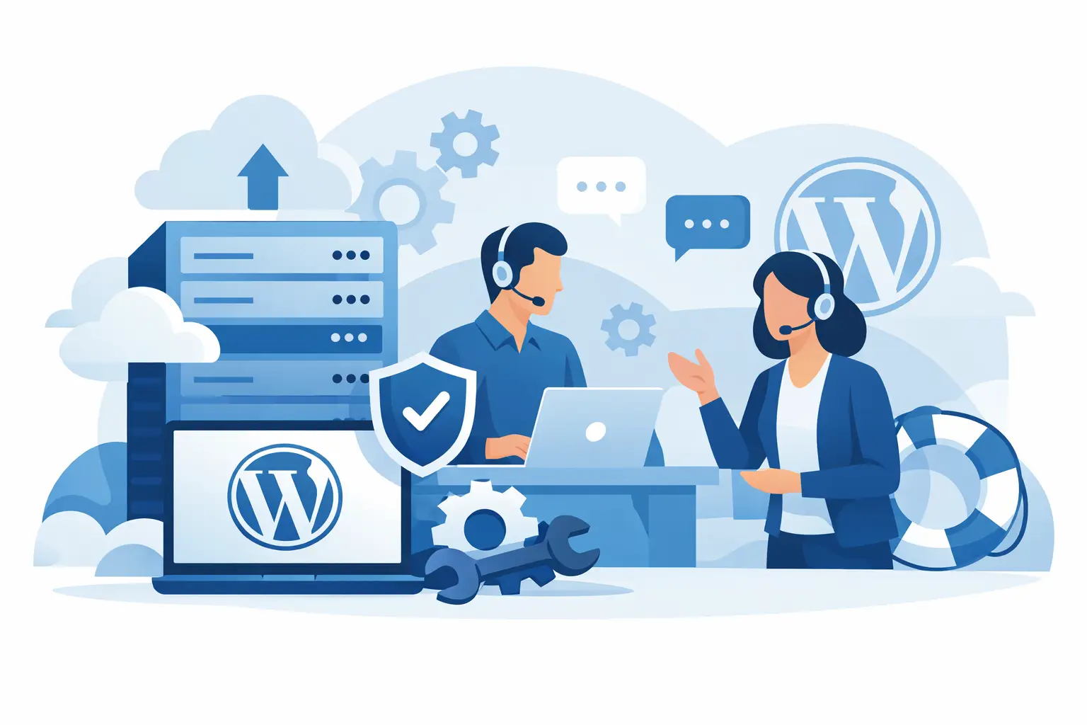 WordPress hosting og support uden bøvl